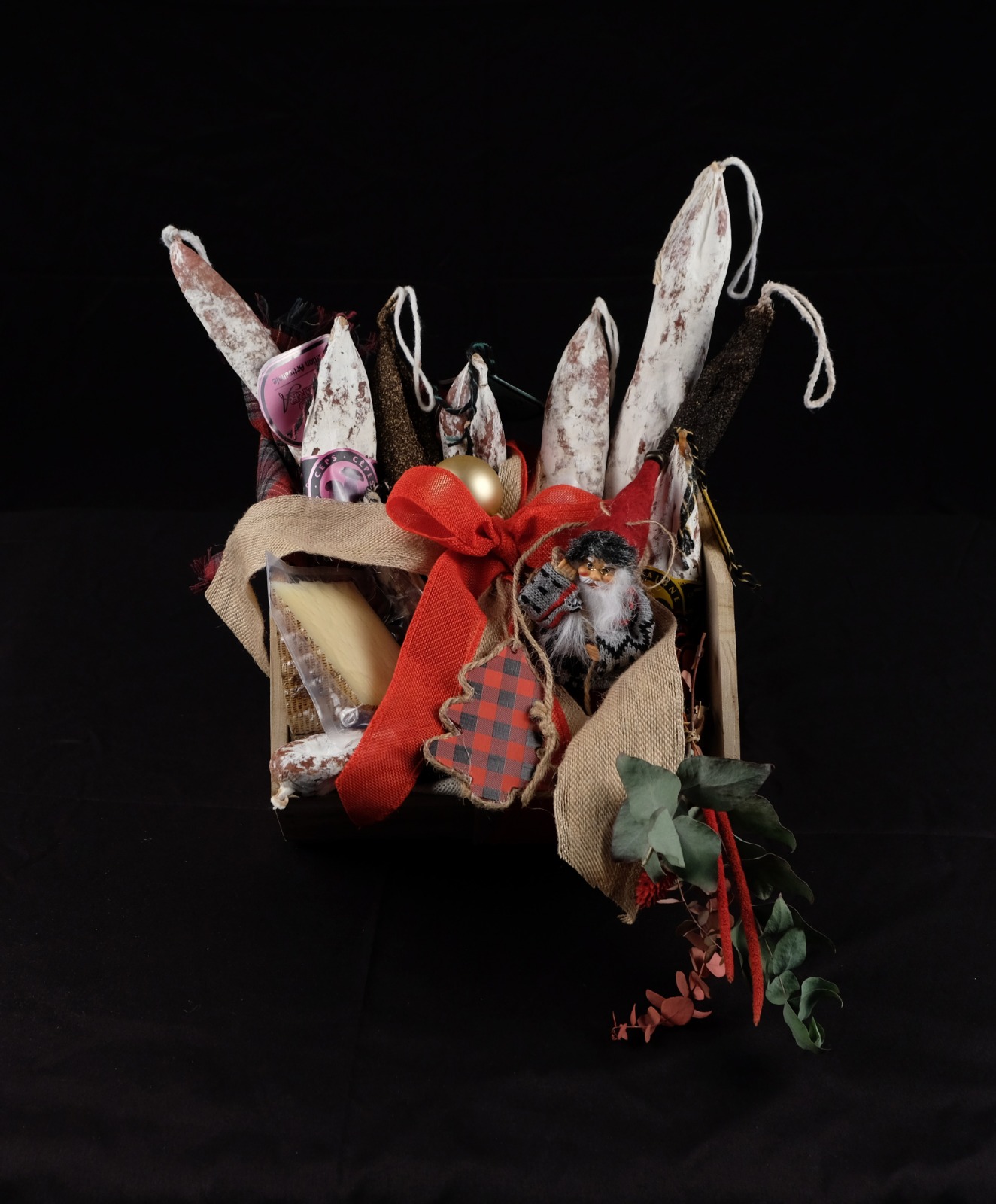 Cesta Artesanal Embutidos Josep Llorens