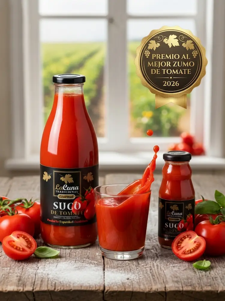 Zumo de tomate premiado La Cuna Tradicional