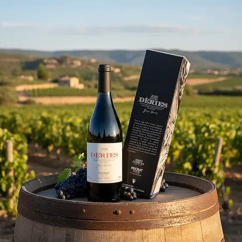 Viñedo con vino deries Viñedo con vino deries