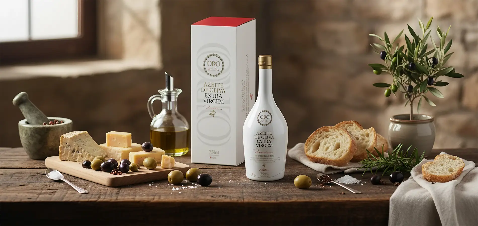 Aceite de oliva virgen extra gourmet español para exportación B2B