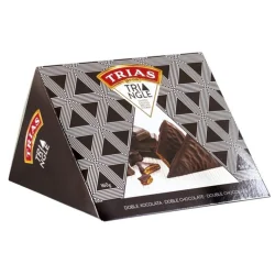 GALLETAS TRIAS TRIANGLE DOBLE CHOCO 160g