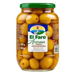 ACEITUNA GORDAL MARINADA EL FARO 800 GR