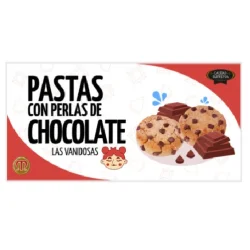 PASTAS «LAS VANIDOSAS»  CON PERLAS DE CHOCOLATE EL MESIAS 100 GR
