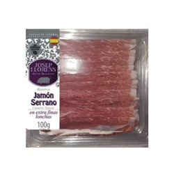 JAMÓN SERRANO GRAN RESERVA LONCHEADO JOSEP LLORENS  100 GR