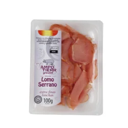 LOMO SERRANO CULAR LONCHEADO CAMPO TIERRA  100 GR