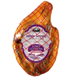 JAMÓN SERRANO GRAN RESERVA DESHUESADO JOSEP LLORENS PZA 5,7KG APROX