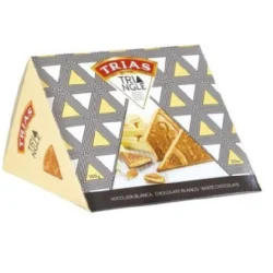 GALLETAS TRIAS TRIANGLE WHITE CHOCO 100g