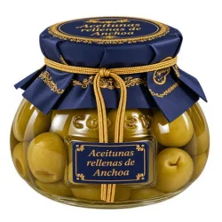 ACEITUNA RELLENA DE ANCHOA COQUET GOURMET 240 GR