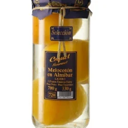 MELOCOTÓN ENTERO ALMÍBAR COQUET GOURMET 700 GR