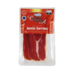 JAMÓN SERRANO LONCHEADO CAMPO TIERRA 50 GR