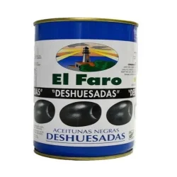 ACEITUNA NEGRAS DESHUESADA EL FARO 3000 GR