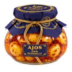 AJOS EN ACEITE CON GUINDILLA COQUET GOURMET 240 GR