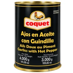 AJOS EN ACEITE CON GUINDILLA COQUET LATA 5KG