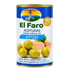 ACEITUNA MANZANILLA RELLENA CON ATUN EL FARO 350 GR