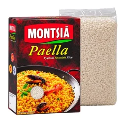 RICE MONTSIA PAELLA 1KG. (D.O.P DELTA OF THE EBRO) VACUUM + CARTON BOX OF THE EBRO)