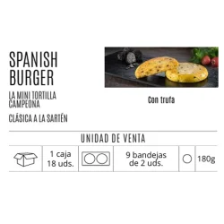 SPANISH BURGUER AL SARTEN C/TRUFA COCINA DE SENEN 180 GR
