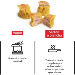 SHAOMAI DE CERDO CON LANGOSTINO Y SETAS WAN RUN BANDEJA 50 UND