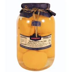 MELOCOTÓN ENTERO ALMÍBAR COQUET GOURMET 3000 GR