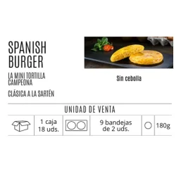 SPANISH BURGUER AL SARTEN S/CEBOLLA COCINA DE SENEN 180 GR