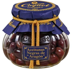 ACEITUNA NEGRA DE "ARAGÓN"COQUET GOURMET 150 GR