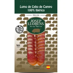 CAÑA DE LOMO DE CEBO CAMPO IBÉRICO 50% RAZA IBÉRICA LONCH.JOSEP LLORENS  75 GR C/P