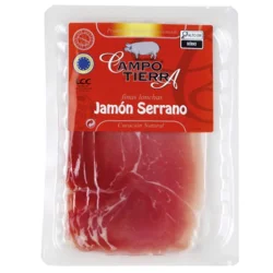 JAMÓN SERRANO LONCHEADO CAMPO TIERRA 500 GR