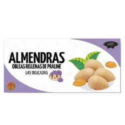 ALMENDRAS «LAS DELICADAS» OBLEA RELLENA DE PRALINÉ EL MESIAS 80 GR