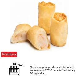 MINI ROLLITO DE LANGOSTINO 10 GR WAN RUN BOLSA 100 UND
