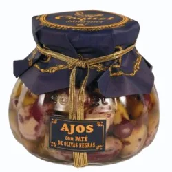 AJOS CON PATÉ DE ACEITUNA NEGRA COQUET GOURMET 240 GR