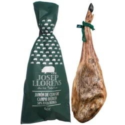 JAMÓN DE CEBO DE CAMPO IBÉRICO 50% RAZA IBÉRICA JOSEP LLORENS, PZA 8 kg aprox