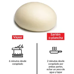 BAO BURGER 90GR WAN RUN BANDEJA 15 UND