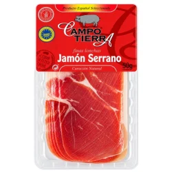 JAMÓN SERRANO LONCHEADO CAMPO TIERRA 50 GR