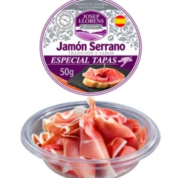 JAMÓN SERRANO GRAN RESERVA ESPECIAL TAPAS JOSEP LLORENS TARRO 50 GR