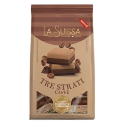 LA SUISSA PRALINA CREMINO TRE STRATI CAFFE' 150G CRT 12PZ