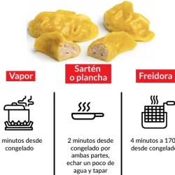 GYOZA DE POLLO Y VERDURAS WAN RUN BANDEJA 20 UND