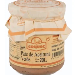 PATÉ DE ACEITUNA VERDE COQUET 200 GR