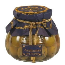 ACEITUNA MANZANILLA CON HIERBAS COQUET GOURMET 240 GR