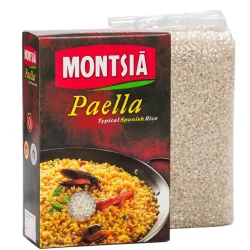 RICE MONTSIA PAELLA 1/2 KG. (D.O.P DELTA OF THE EBRO) VACUUM + CARTON BOX