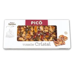 TURRON CRISTAL CON FRUTOS SECOS PICÓ CS 150 GR