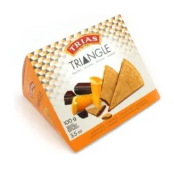 GALLETAS TRIAS TRIANGLE CHOCO NARANJA 100g