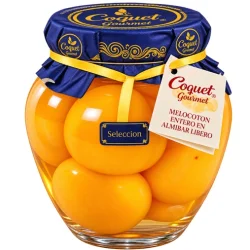 MELOCOTÓN ENTERO ALMÍBAR COQUET GOURMET 1700 GR
