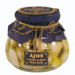 AJOS EN ACEITE DE OLIVA VIRGEN EXTRA COQUET GOURMET 240 GR