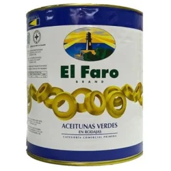 ACEITUNAS VERDES LAMINADAS EL FARO 2900 GR