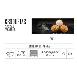 CROQUETAS CL TRUFA FS 42 UN COCINA DE SENEN 714 GR