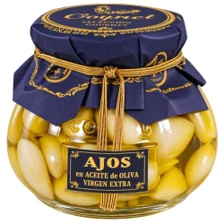 AJOS EN ACEITE DE OLIVA VIRGEN EXTRA COQUET GOURMET 240 GR