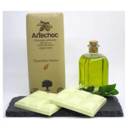 CHOCOLATE BLANCO ARTESANAL CON AOVE 105 GR