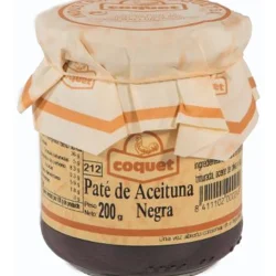 PATÉ DE ACEITUNA NEGRA "EMPELTRE" COQUET 200 GR