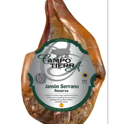 JAMÓN SERRANO RESERVA DESHUESADO CAMPO TIERRA PZA 4,5KG APROX