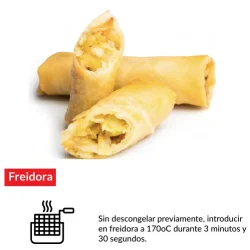 ROLLITO DE VERDURAS WAN RUN BANDEJA 50 UND