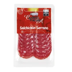 SALCHICHÓN SERRANO LONCHEADO CAMPO TIERRA 100 GR